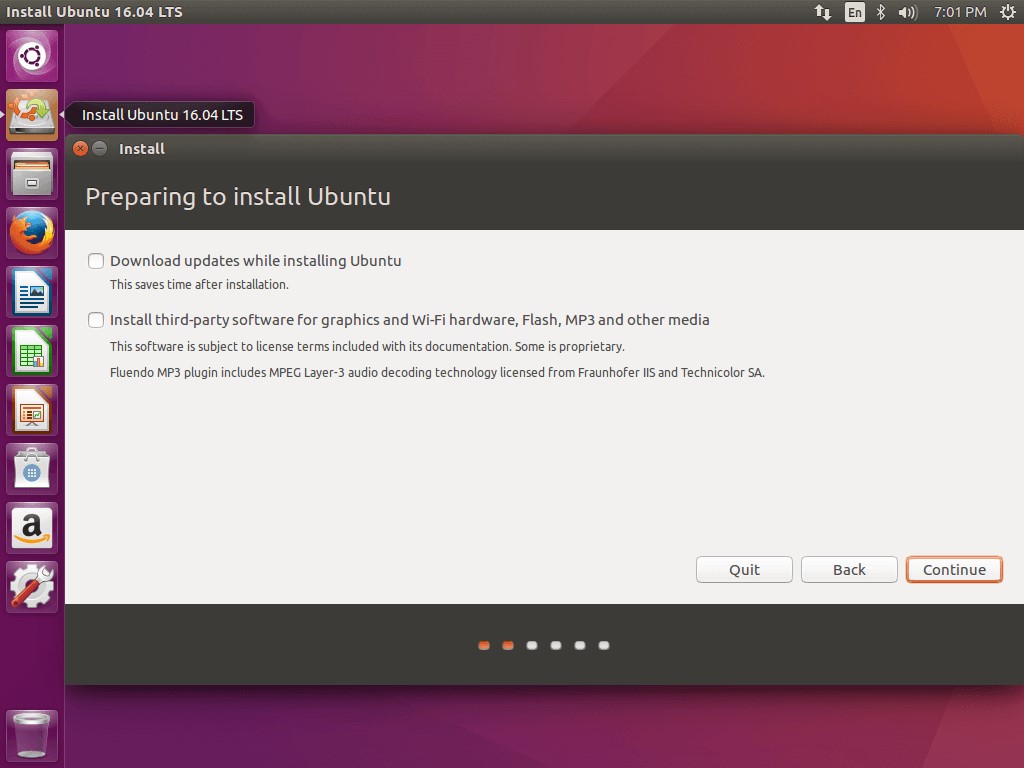 Install ubuntu from windows 10